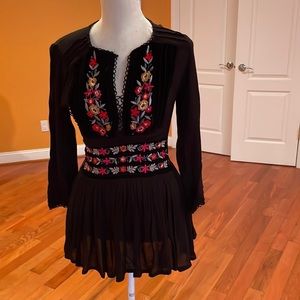 Free peoples tunic small, thin cotton